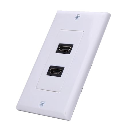 Cb Distributing Dual HDMI Wall Plate ST2998323